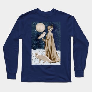 Wild Moon Goddess Long Sleeve T-Shirt